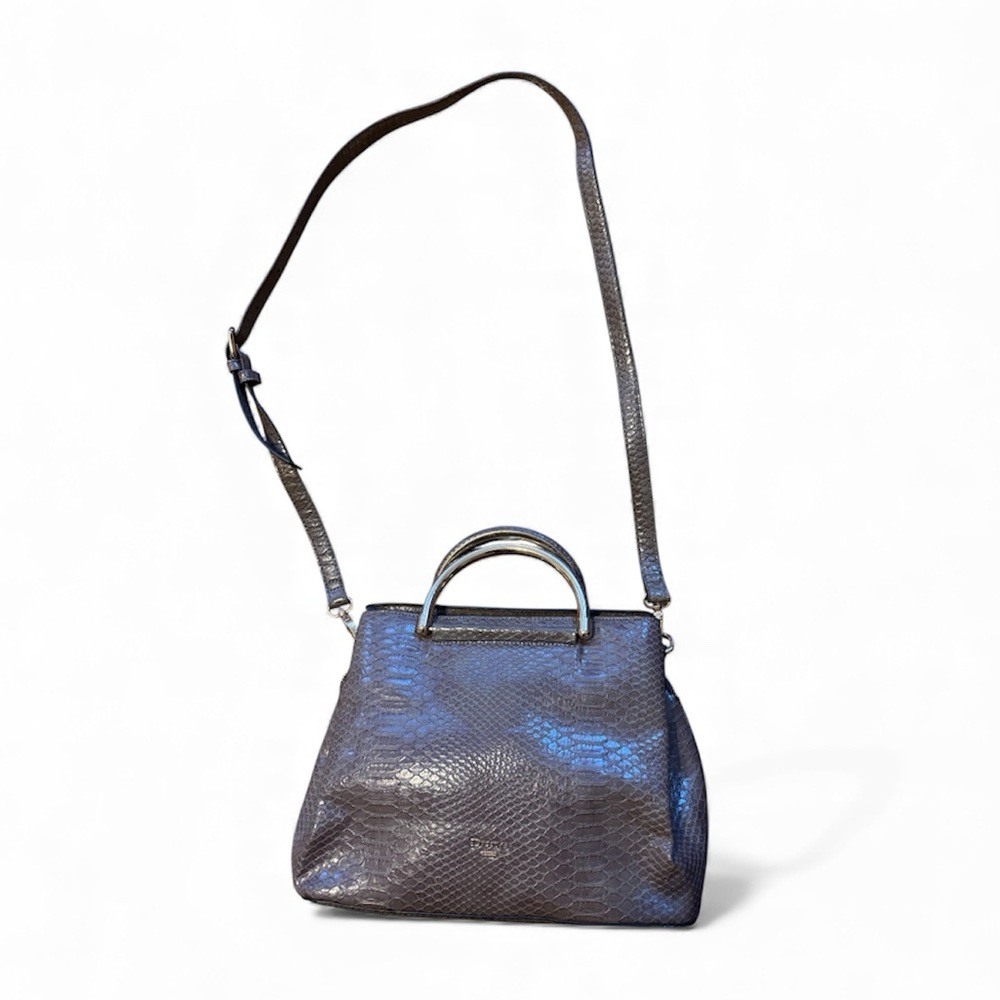 ElegantDune London Blue Textured Women's Bag in new condition